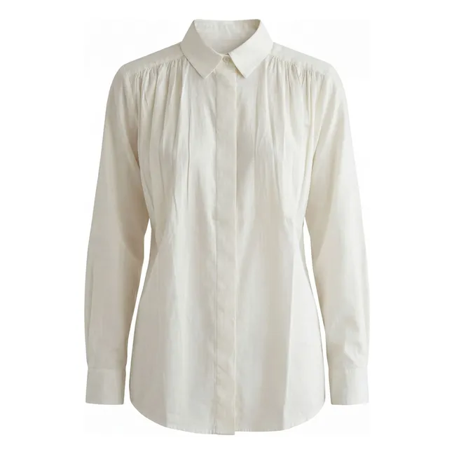 Hemd Madrid Baumwolle | Cremefarben