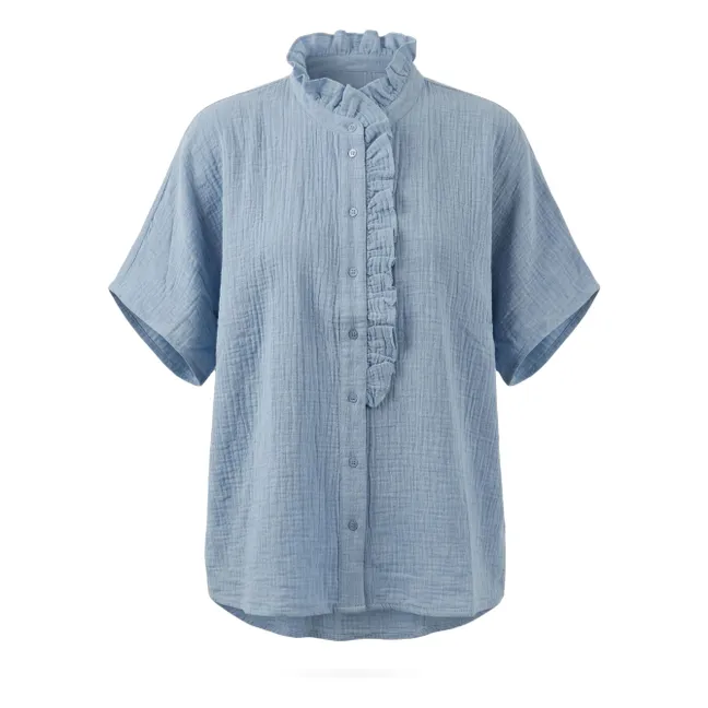 Chemise Natasha Coton | Bleu