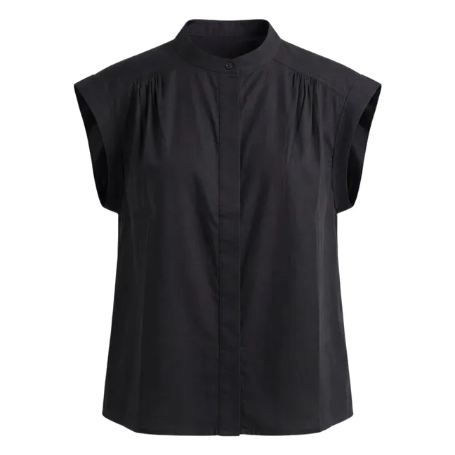 Blouse Amandine Coton | Noir