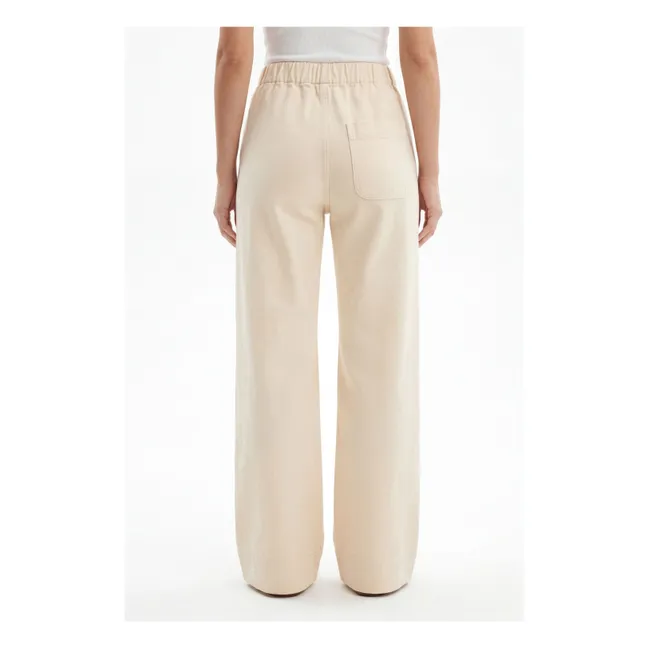 Jimmy Hose Baumwolle | Cremefarben