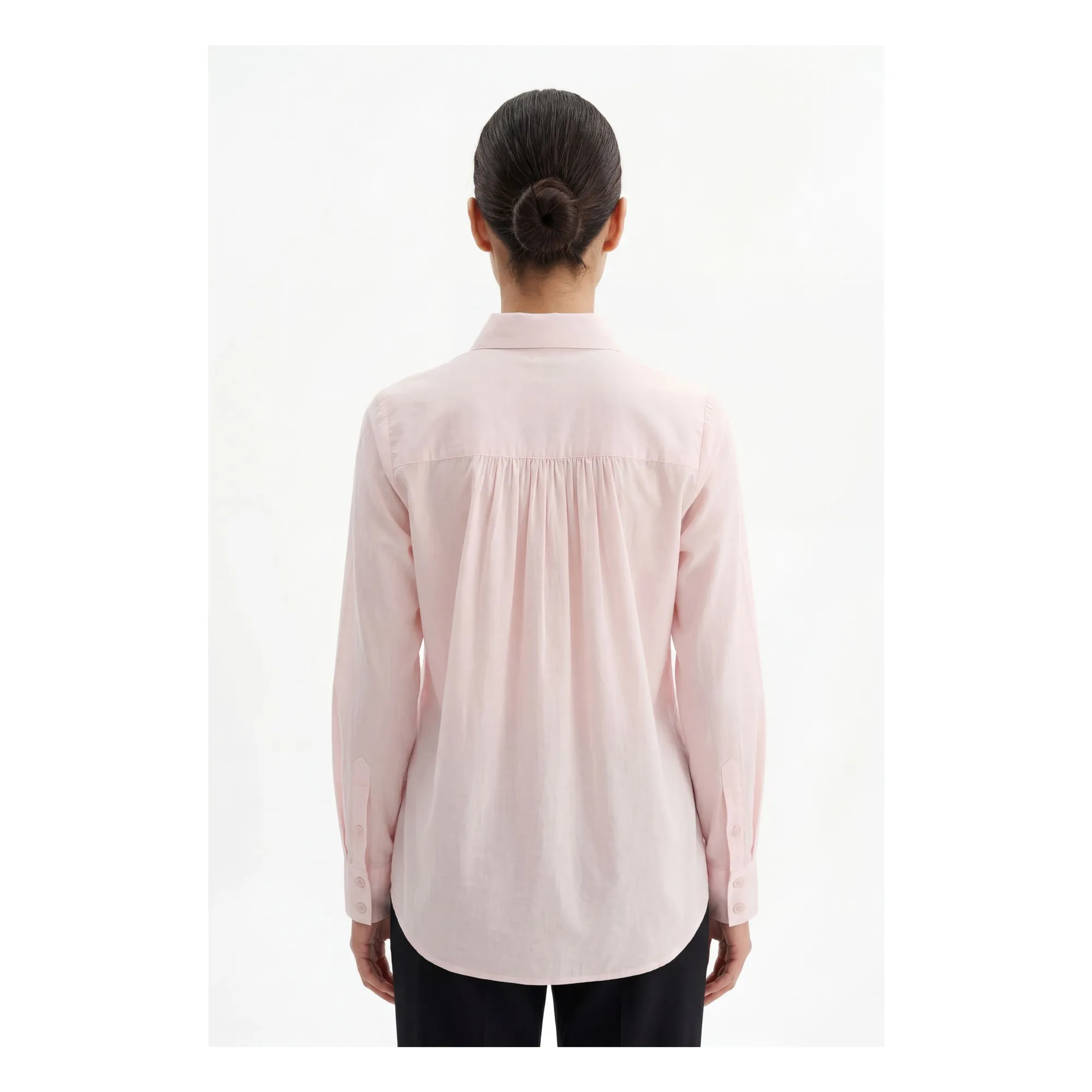 Chemise Madrid Coton | Rose pâle- Image produit n°2