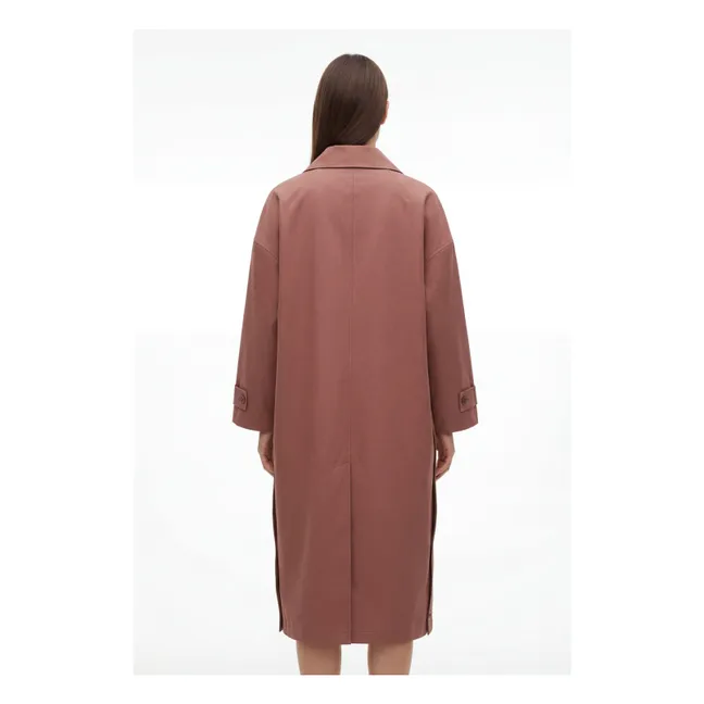 Trenchcoat Fly Baumwolle | Haselnussbraun