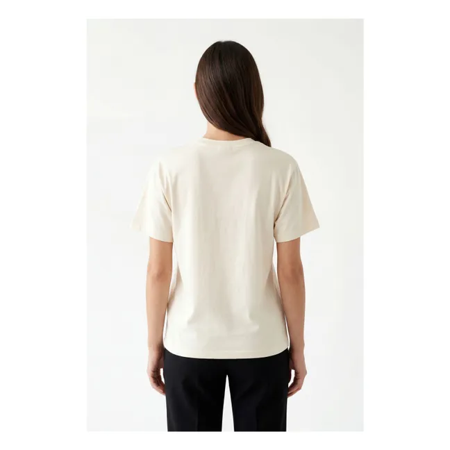 Sudadera de algodón Solange | Crema