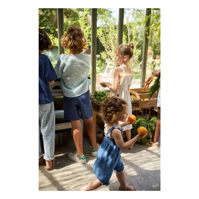 Combinaison Denim Dora  | Bleu