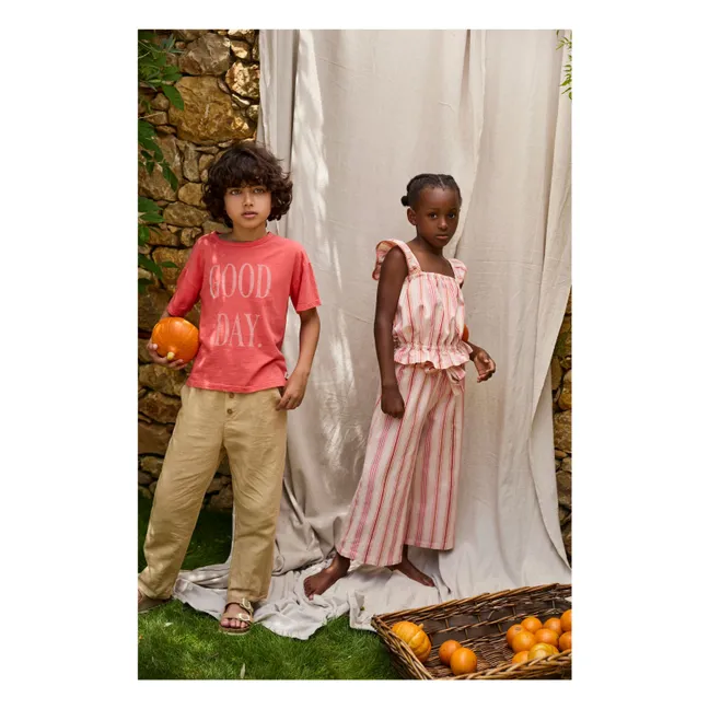 Camiseta Jon Good Day | Rojo