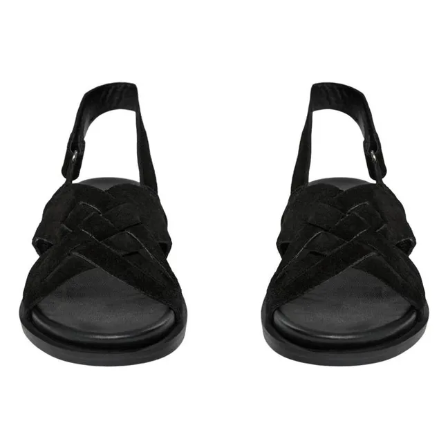 Sandali Silasy in pelle scamosciata | Nero