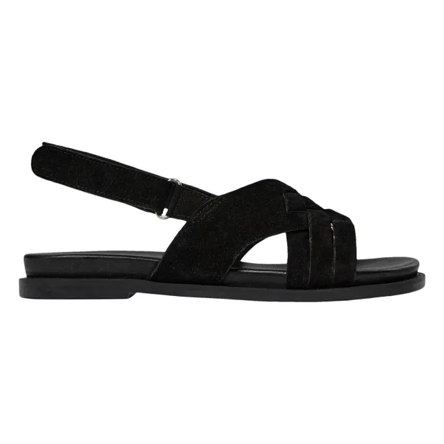 Sandales Suede Silasy | Noir