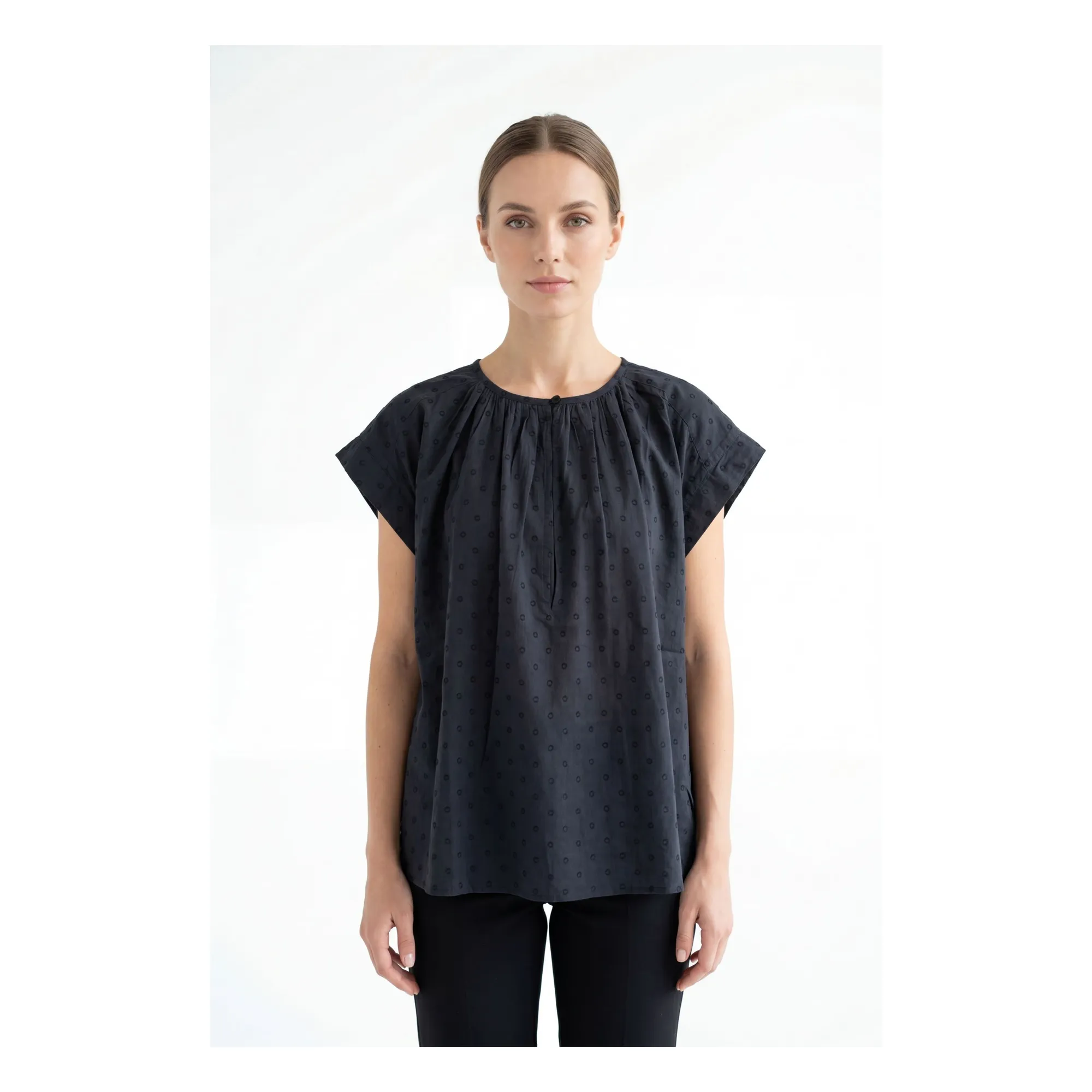 Blouse Sistelo Coton | Gris- Image produit n°0