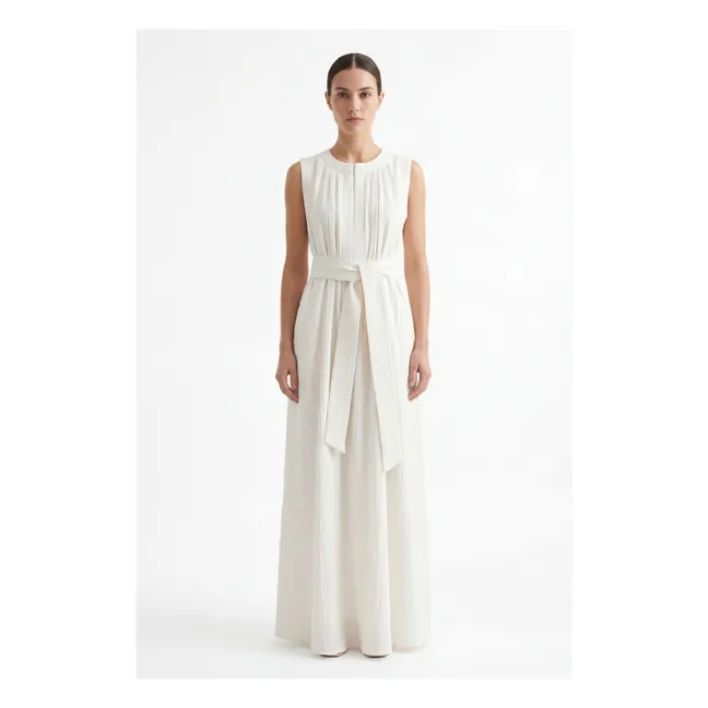 Robe Rosa Gaze de Coton | Ecru