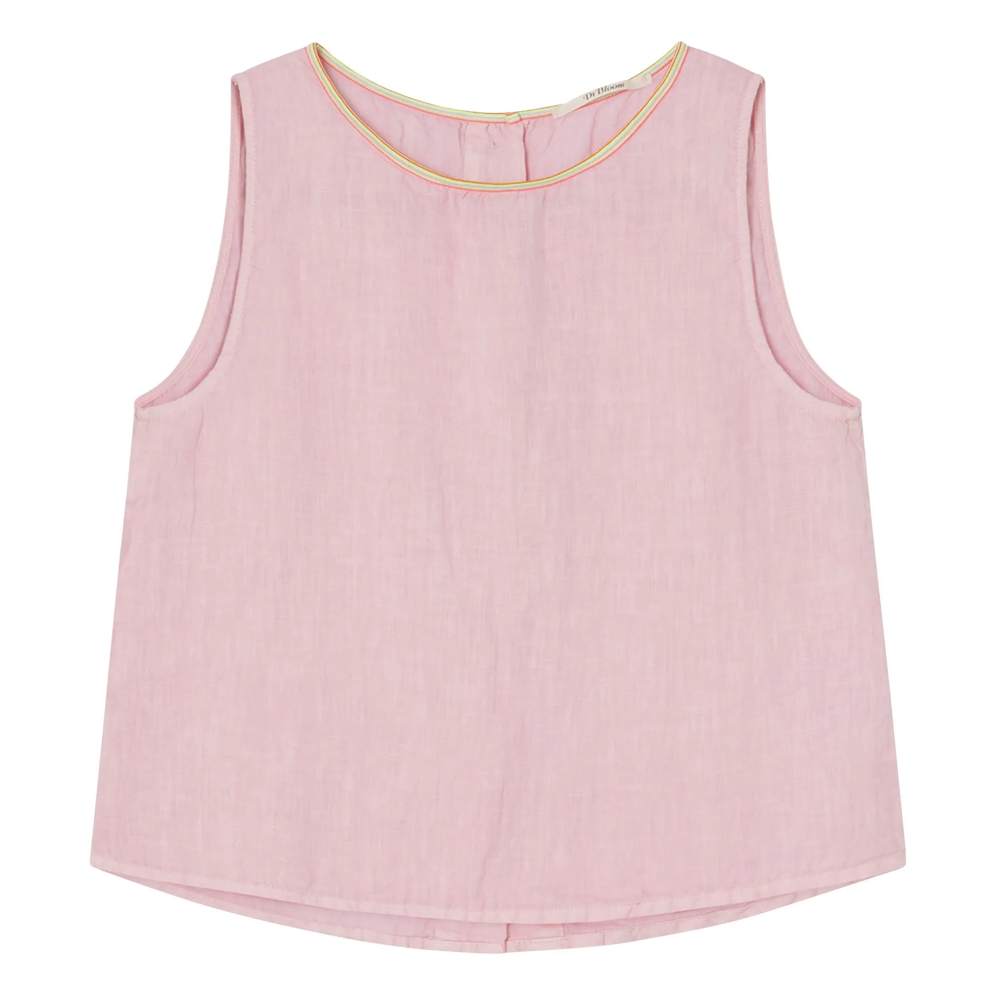 Dr Bloom Powder Pink Ana Linen Blouse