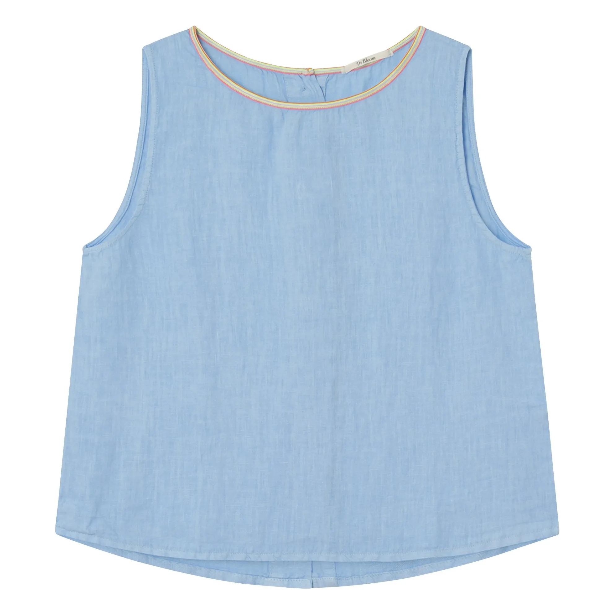 Dr Bloom Light Blue Ana Linen Blouse