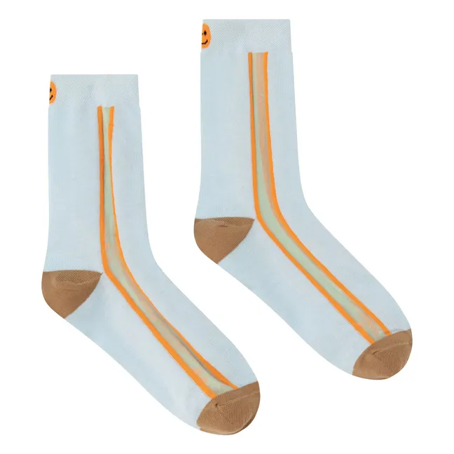 Calcetines de algodón Bony | Azul Cielo