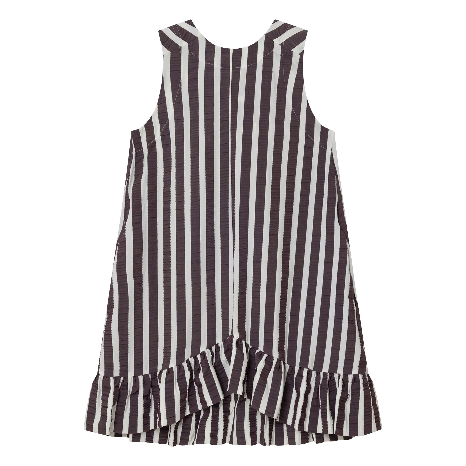 Dr Bloom Aubergine Cocomero Stripes Dress