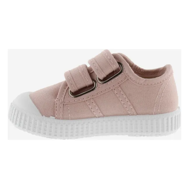 Zapatillas Tiras Lona Scratch | Nude