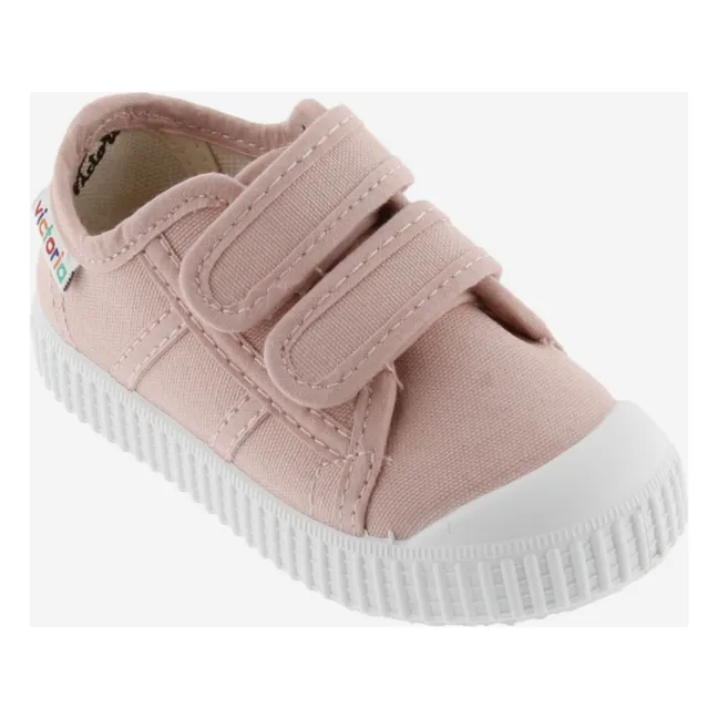 Zapatillas Tiras Lona Scratch | Nude