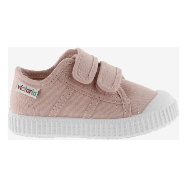 Zapatillas Tiras Lona Scratch | Nude