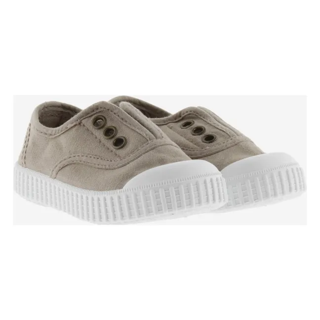 Inglesia Elastico Lon zapatillas | Beige