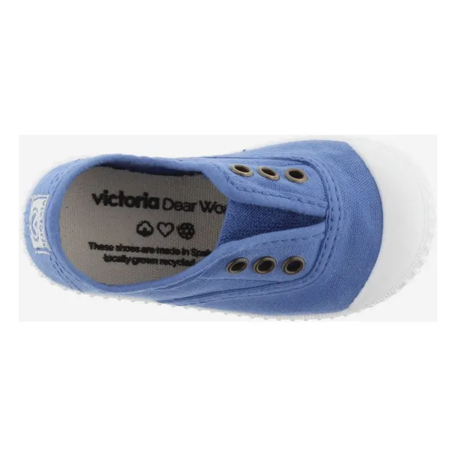 Inglesia Elastico Lon zapatillas | Azul Rey