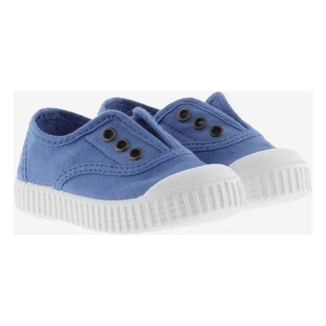 Inglesia Elastico Lon zapatillas | Azul Rey