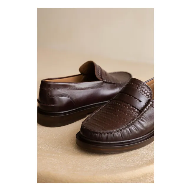 Jessie Leather Loafers | Coffee