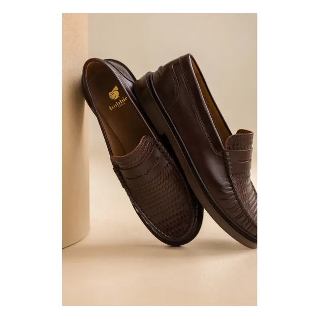 Mocasines de piel Jessie | Café