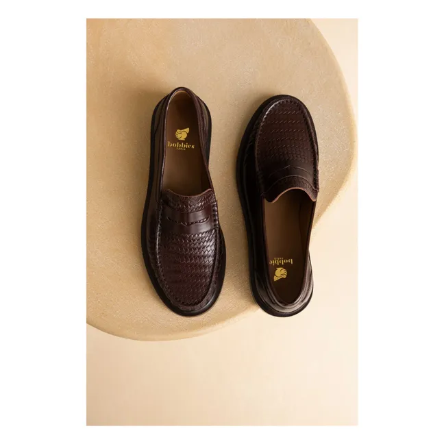 Mocasines de piel Jessie | Café