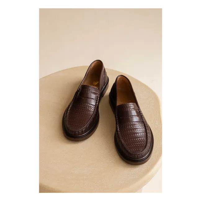 Mocassins Jessie Cuir | Café