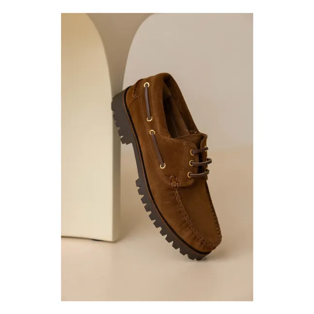 Chaussures Bateau Betlem Suède | Camel