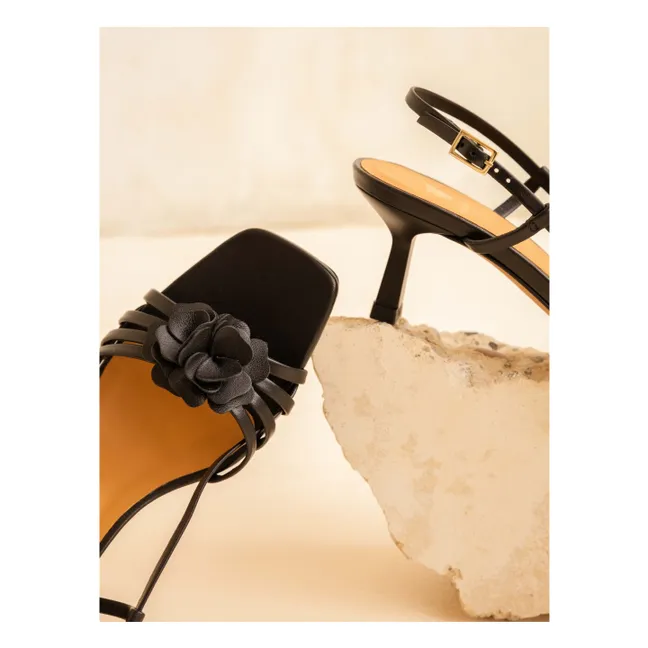 Luzia Sandalias de piel | Negro