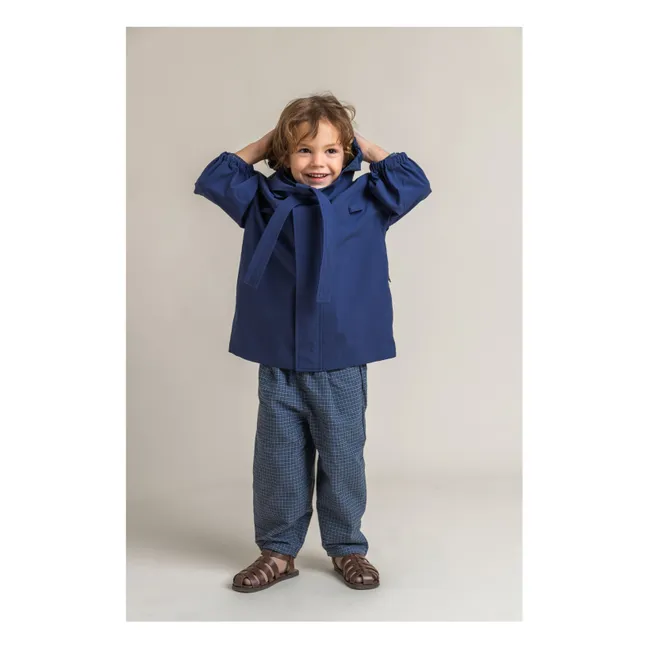 Soor Ploom - Elfen Merino Wool Hooded Coat - Charcoal grey | Smallable