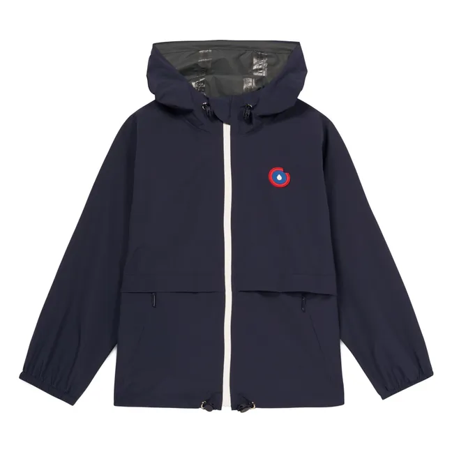 Cortaviento impermeable Bastille Fibras recicladas | Azul oscuro