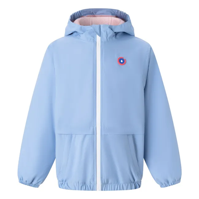 Coupe-Vent Imperméable Bastille Fibres Recyclées | Bleu ciel