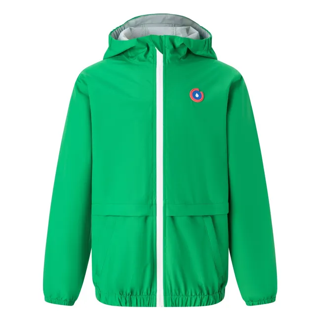 Coupe-Vent Imperméable Bastille Fibres Recyclées | Vert