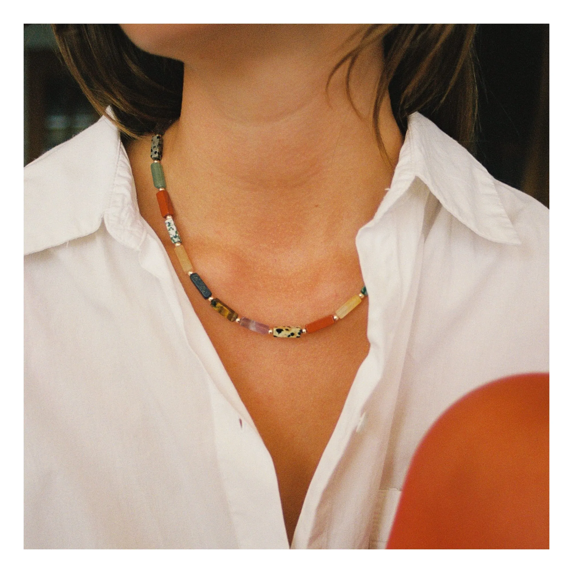 Collier Lori | Bleu- Image produit n°1