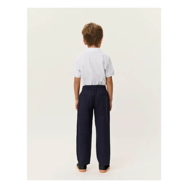 Patrick Linen Pants | Midnight blue