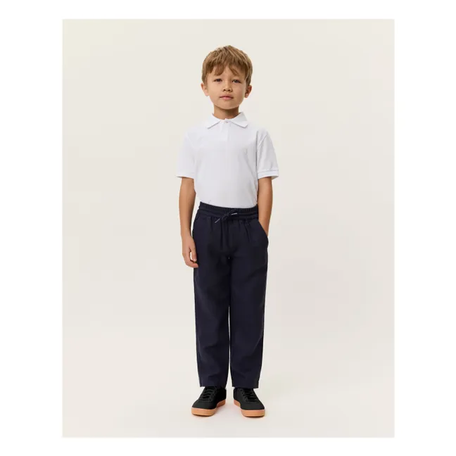 Patrick Linen Pants | Midnight blue