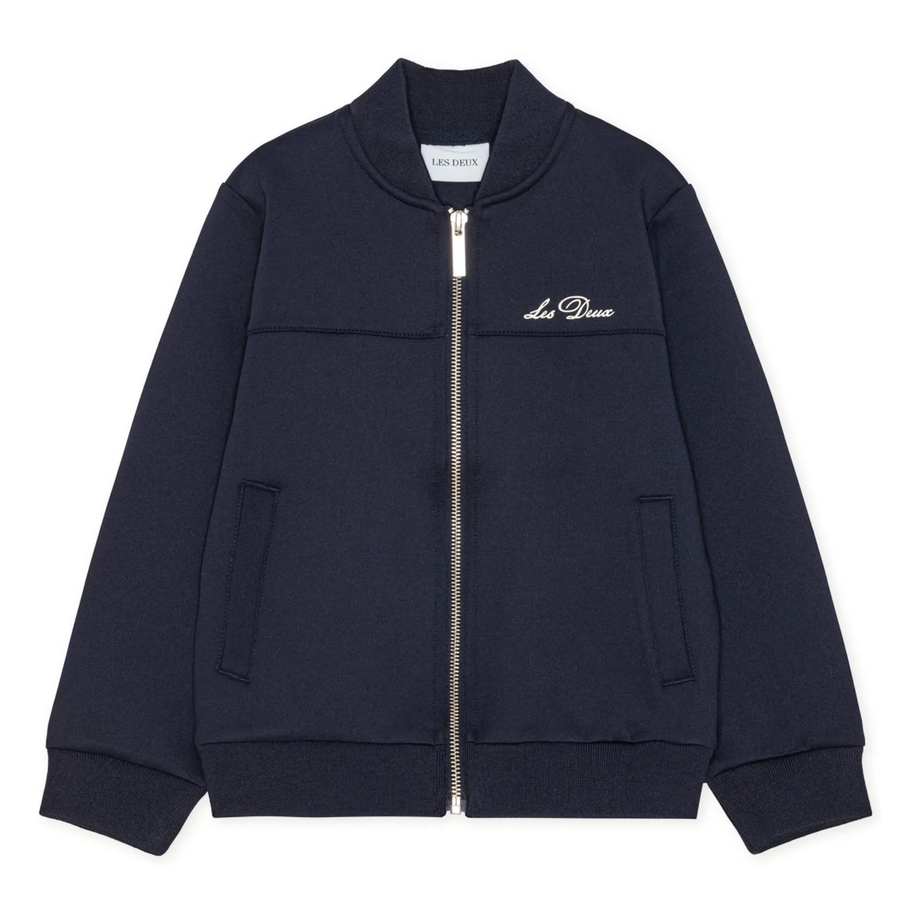 Les Deux Midnight Blue Zipped Bomber