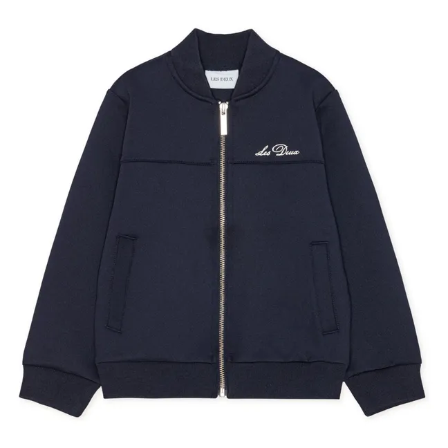 Les Deux Zipped Bomber | Midnight blue