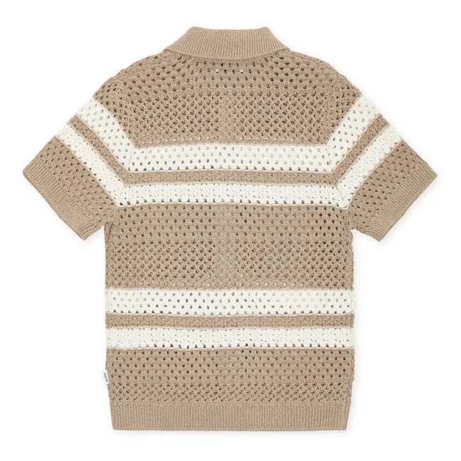 Gianni knit shirt | Sand