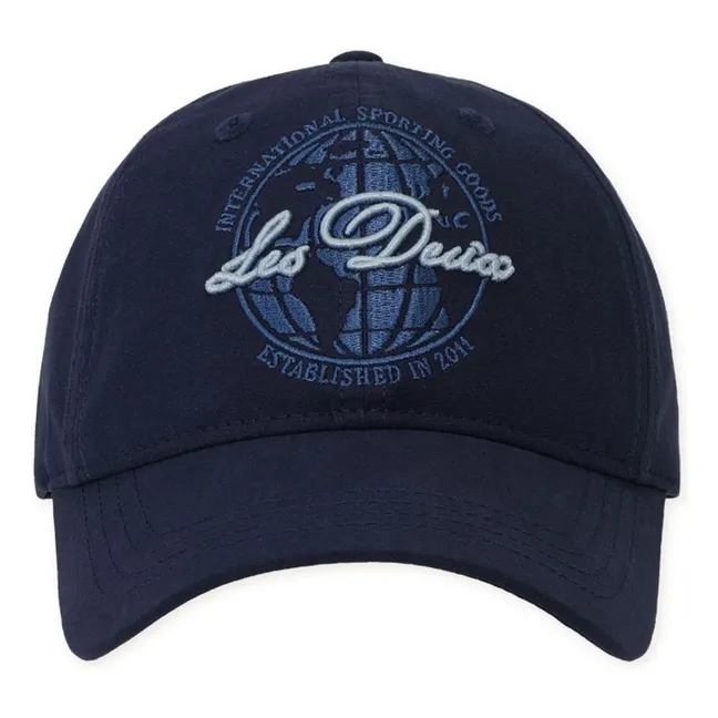 Globe Logo cap | Midnight blue