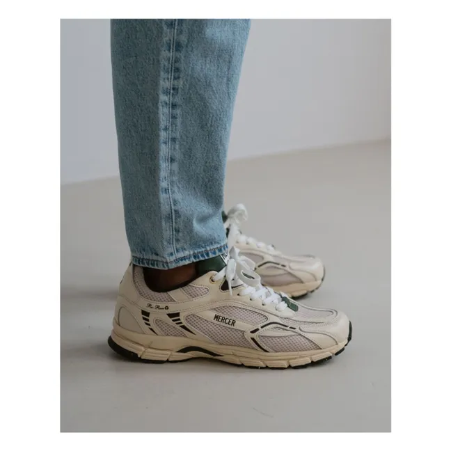 Zapatillas Re-Run Cuir | Blanco Roto