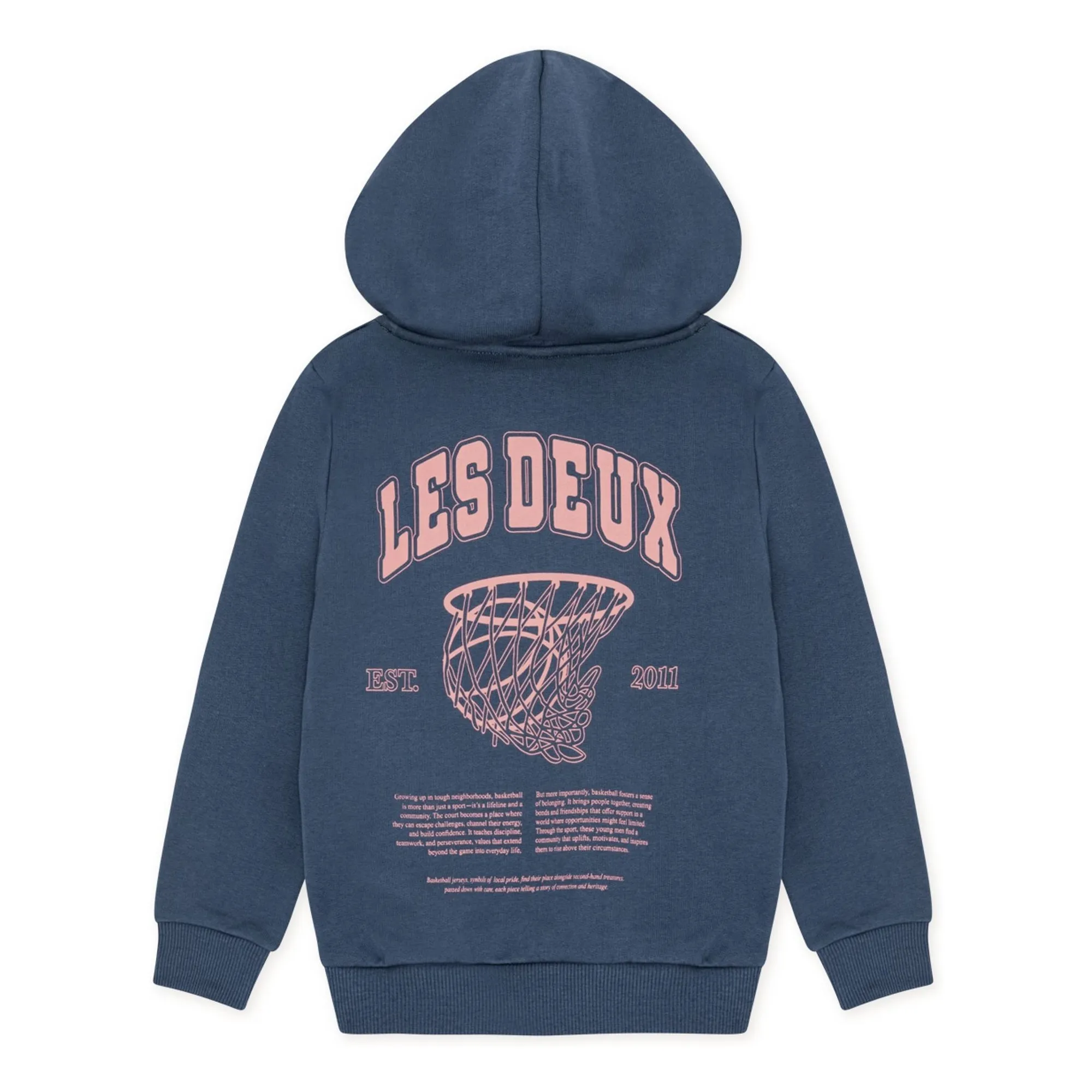 Les Deux Blue Hoop Sweat Organic Cotton