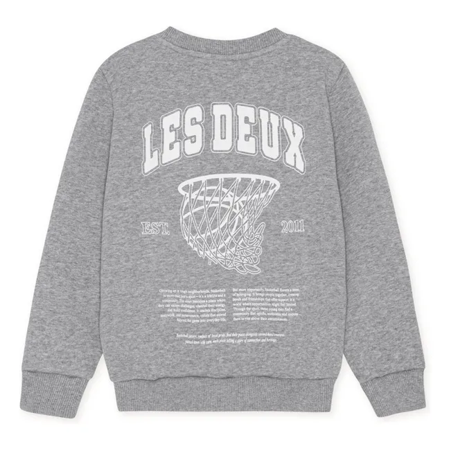Organic Cotton Hoop Sweatshirt | Grey