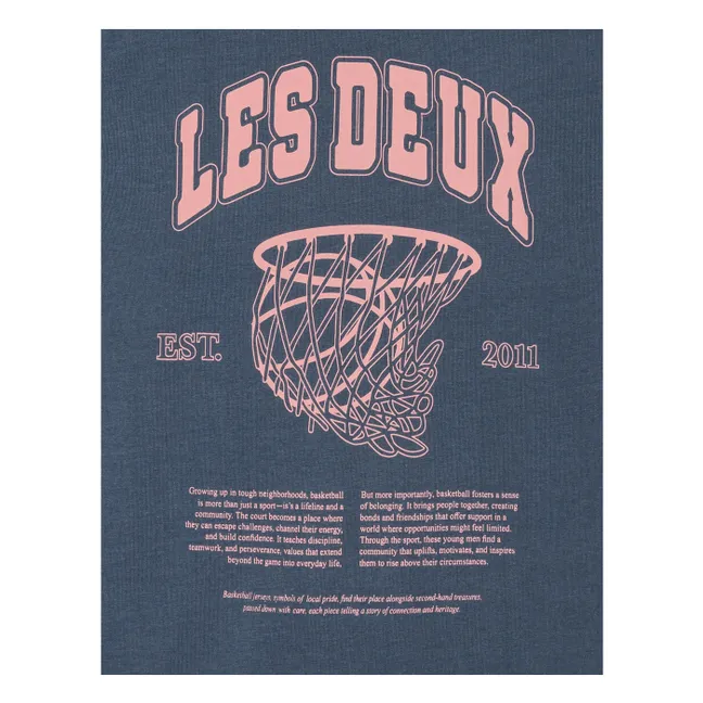 Hoop Organic Cotton T-shirt | Blue