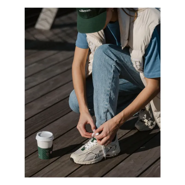 Zapatillas Re-Run Cuir | Blanco Roto