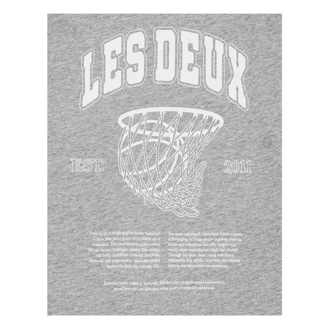 Hoop Organic Cotton T-shirt  | Grey