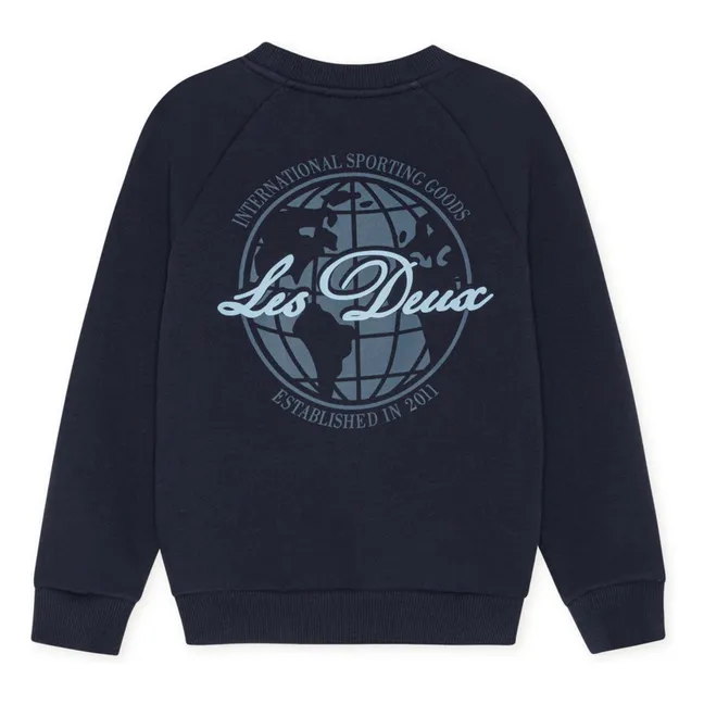 Jersey de algodón ecológico Globe Les Deux | Negro