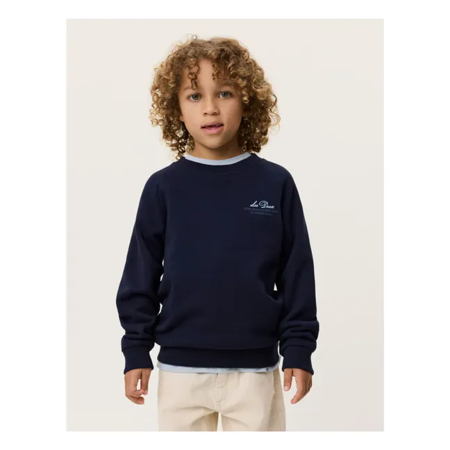 Jersey de algodón ecológico Globe Les Deux | Negro