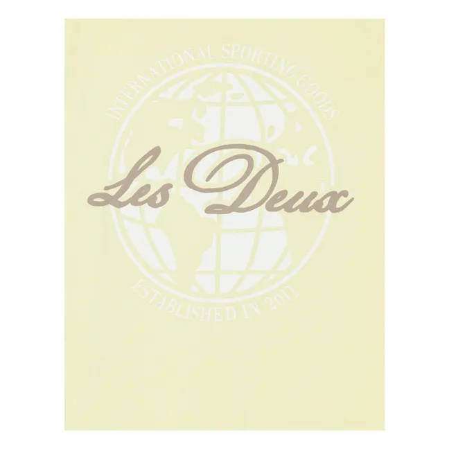 Globe Les Deux T-shirt Organic cotton  | Yellow