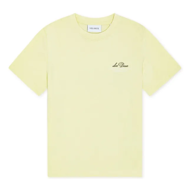 Globe Les Deux T-shirt Organic cotton  | Yellow